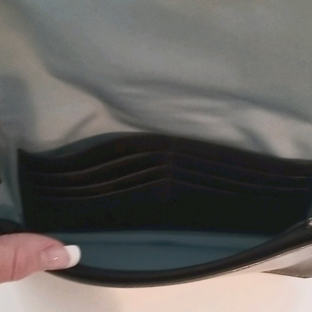 Coach Soho Gray Patent Wristlet Bag - Picture 6 of 16